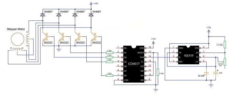 步進(jìn)電機(jī)驅(qū)動電路及設(shè)計電路原理圖