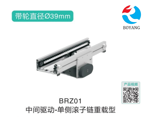 單側(cè)滾子鏈重載型BRZ01中間驅(qū)動輸送機
